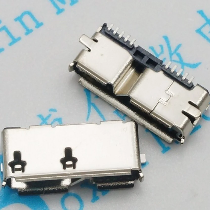 10 шт./лот Разъем Micro USB 3.0 SMT B-Type для камер/жестких дисков/мобильных устройств 0
