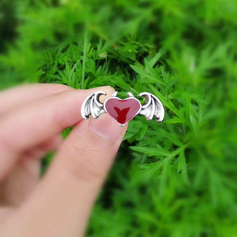 Новое модное креативное красочное кольцо с сердечком для женской вечеринки, Дня рождения, Серебряное открытое кольцо для влюбленных подруг, ювелирный подарок. 2