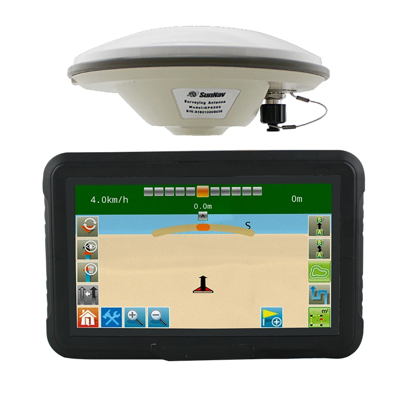 Продается Sunnav AG100 с широкоэкранной навигацией Android для оборудования точного земледелия. 3