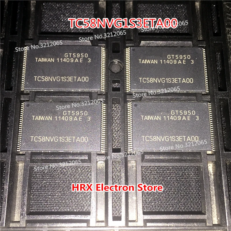 100% Новый оригинальный TC58NVG1S3ETA00 TSOP48 TC58NVG1S3ETAOO (5-20 штук) 1