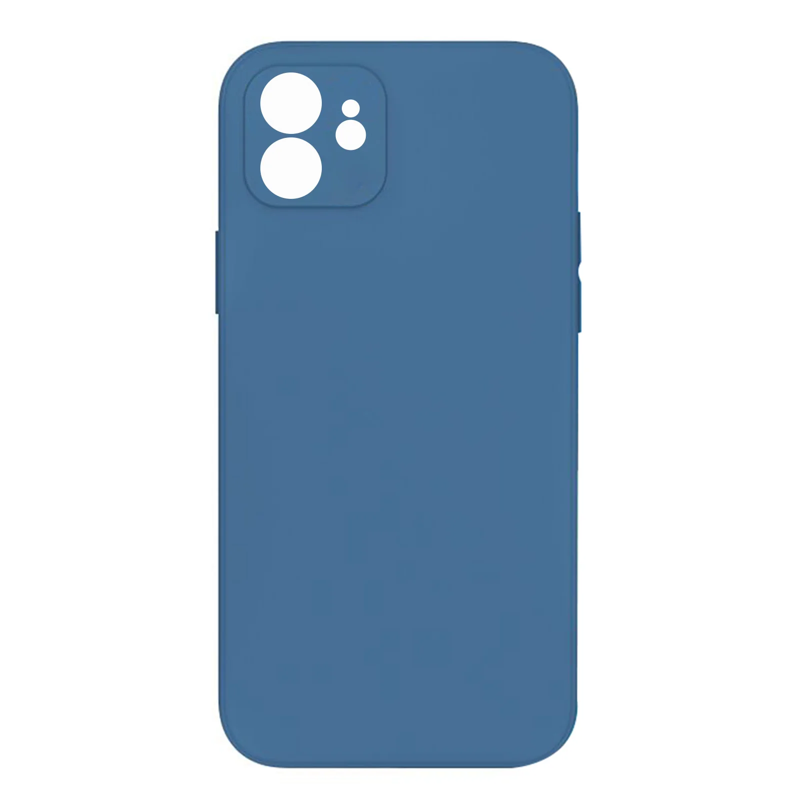 Чехол для телефона Liq-uid Силиконовый Мягкий Защитный чехол для App-le 12mini-5.4 Синий 0