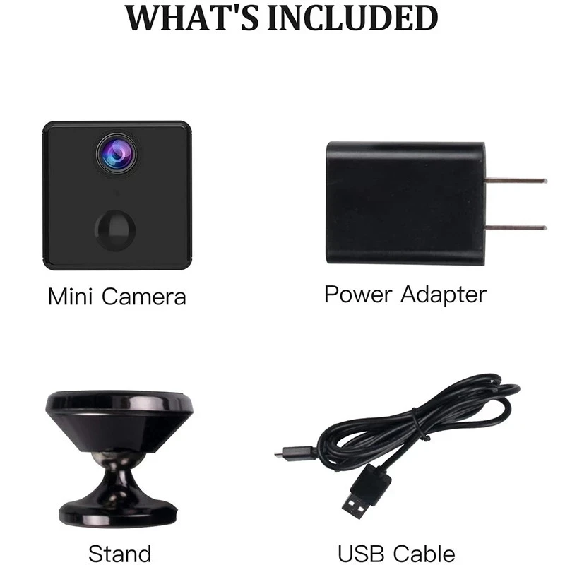 IP-камера 4G Smart Mini Webcam с PIR-датчиком Радионяня Камеры видеонаблюдения 1080P Ночного видения Камеры обнаружения человека CB72 5