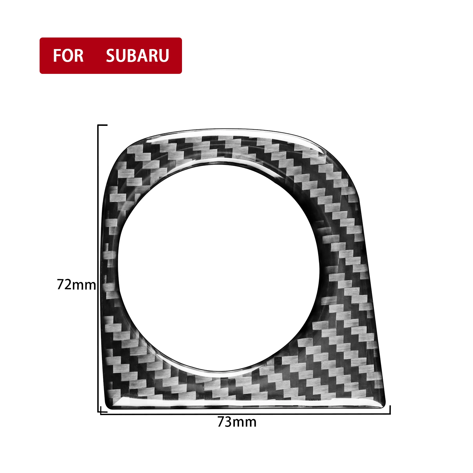 Для Subaru Legacy/Outback 2010-2014 Кольцо для запуска ключей из углеродного волокна, круг для укладки, накладка, аксессуары для украшения, наклейка 2