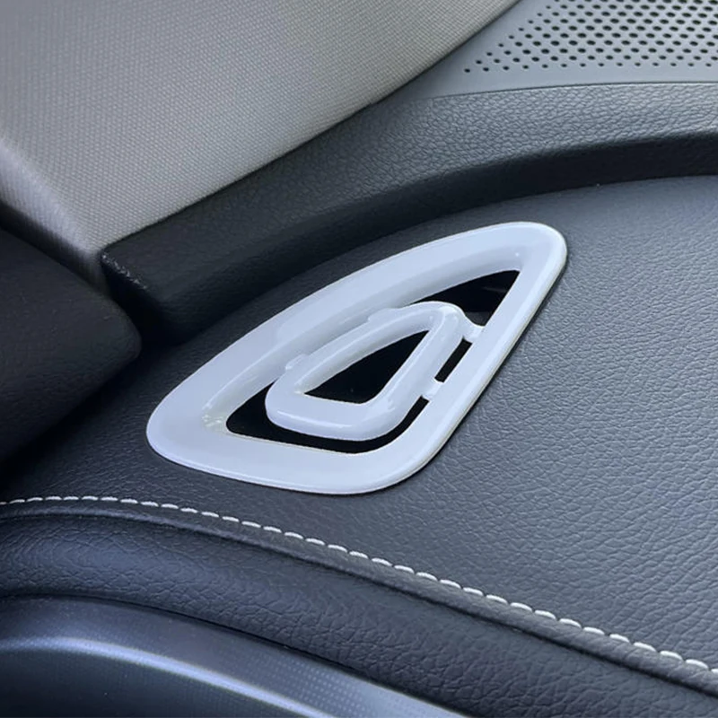 Воздуховыпускное отверстие для внутренней панели приборов Декоративная наклейка Защитная Модификационная рамка для автомобильных аксессуаров Mercedes Smart Elf # 1 1