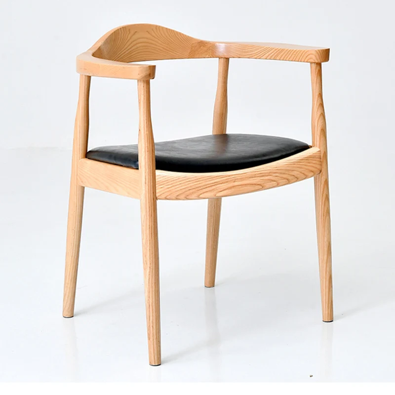 Стол, обеденные стулья в скандинавском стиле, Деревянные стулья для отдыха в гостиной, Переносные Обеденные стулья, Уличная Садовая мебель Sillas De Madera 2