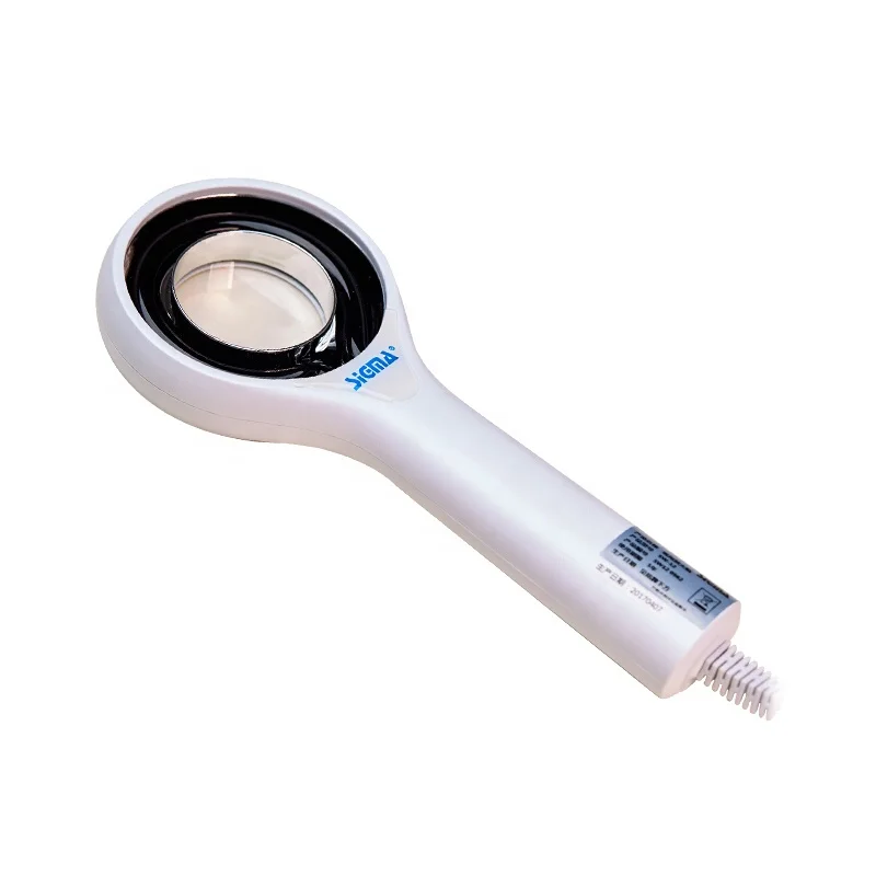 Дерматоскоп, медицинская лупа, лампа Вуда, кожный анализатор SIGMA SW-12 для диагностики витилиго 3