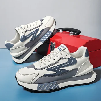 2023 Новая обувь Forrest Gump Трендовая Мужская обувь Корейская версия Универсальной мужской обуви На толстой подошве Уличная Повседневная обувь Для ходьбы