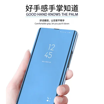 2023 Умный Зеркальный Чехол для Samsung Galaxy S20 + Plus (6,7 дюйма) с магнитной откидной крышкой из кожи Etui GalaxyS20Plus S20Plus G985F G