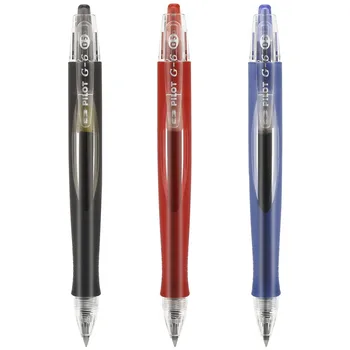 3шт Japan Pilot G-6 BL-G6-5 Выдвижная гелевая ручка 0,5 мм Нейтральная ручка для письма в школьном офисе Резиновые противоскользящие канцелярские принадлежности