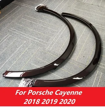 4шт Яркая поверхность с краской Верхняя накладка шины колесной арки для Porsche Cayenne GTS 2018 2019 2020