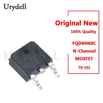 5 шт. N-канальный MOSFET TO-252 FQD6N60C 6N60C Новый и оригинальный