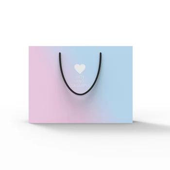 500шт Переработанный подарочный пакет для покупок от элитного бренда, напечатанный на заказ с вашим собственным логотипом, пакеты для конфет, рождественские Маленькие сумочки