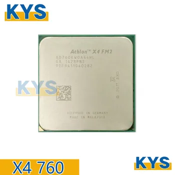 AMD Для X4 760K 760K X4 760 Четырехъядерный процессор с четырьмя потоками 3,8 G 100 Вт AD760KWOA44HL Socket FM2