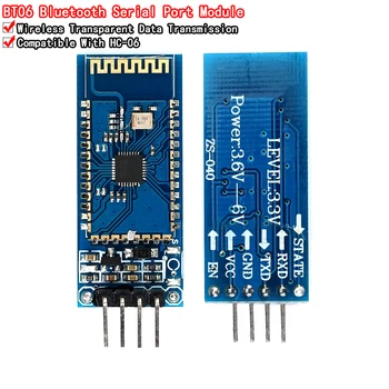 BT-06 RF Беспроводной Приемопередатчик Bluetooth Ведомый модуль RS232/TTL в UART конвертер и адаптер для arduino HC-06