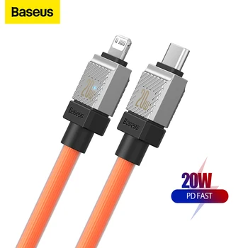 Baseus PD 20 Вт Кабель USB Type C Для iPhone 14 13 12 11 pro max Быстрый Кабель USB C Кабель Type C к Осветительному Кабелю Код Провода