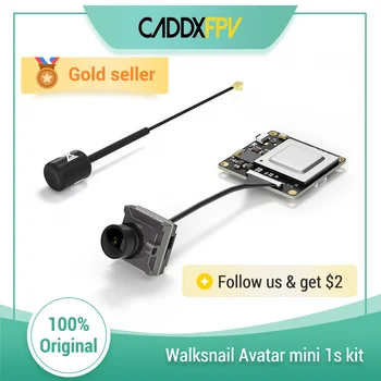 Caddx Walksnail Avatar HD Mini 1s Kit Mini 1s Lite Kit FPV Гоночный Дрон с низкой задержкой 1080P 22 мс/легкий вес 7,8 г
