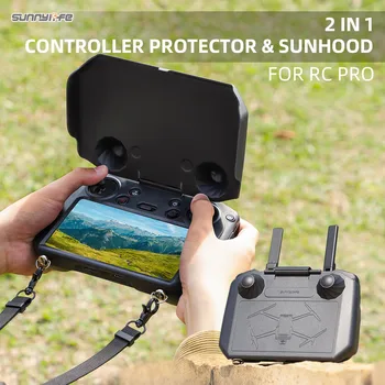 Sunnylife 2 в 1 Защита контроллера от солнца, капюшон, ручки управления, защитный экран, чехол для монитора для RC PRO для Mini 3 Pro/Mavic 3