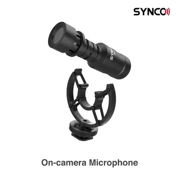Synco M1S Микрофон Кардиоидный Дробовик для iPhone Android Смартфон Canon Nikon Sony DSLR Камера Бытовая Видеокамера ПК Микрофон MM1