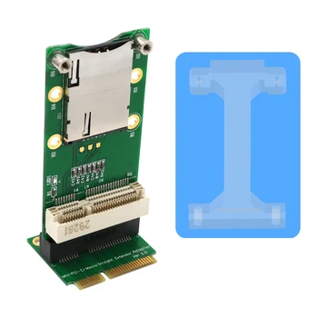 Адаптер Mini PCI-E со слотом для SIM-карты (вертикальная установка) для 3G/ 4G, WWAN LTE, GPS-карты