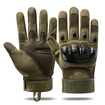 Армейские военно-тактические перчатки с сенсорным экраном, мужские Перчатки для пейнтбола, Страйкбола, стрельбы, боевых видов спорта, Велосипедные перчатки с твердым костяшками пальцев