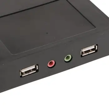 Гибкая панель 2 порта USB2.0 концентратор Адаптер расширения 9-контактный разъем