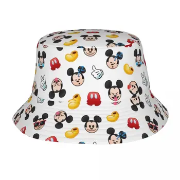 Головной убор для отдыха с Микки Маусом, Уникальная Женская Солнцезащитная шляпа Disney Bob, Легкая Рыболовная кепка, Спорт на открытом воздухе
