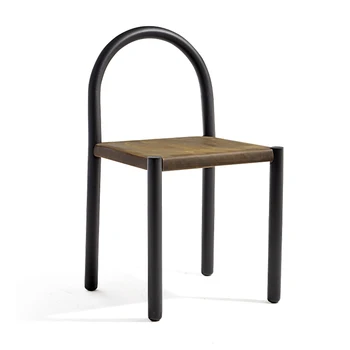 Дизайнерское креативное кресло для отдыха знаменитостей из Интернета в отеле, Современный минималистичный обеденный стул с железной росписью