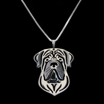 Женские ювелирные изделия Ожерелья для собак Женские ожерелья с подвеской английского Мастифа Прямая Доставка