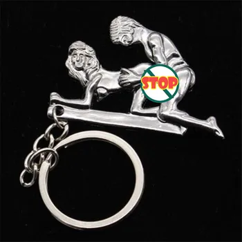 Имитация брелка для влюбленных, металлический брелок для пары, брелок для ключей, кольцо для ключей, хороший привлекательный подарок для оптовой продажи