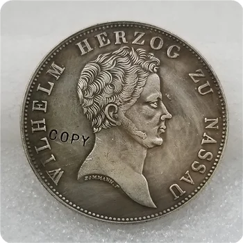 КОПИЯ серебряной монеты Германии Вильгельма 1836 года