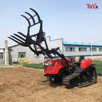 Китайский заводской роторный культиватор на гусеничном ходу мощностью 120 л.с., гусеничный роторный культиватор, Сельскохозяйственный трактор