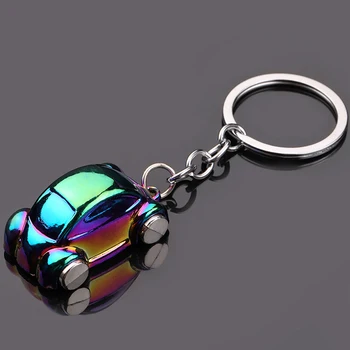 Красочный креативный корейский милый миниатюрный брелок для ключей от потери для влюбленных, брелок для ключей от моделей автомобилей, Аксессуары, Украшения, Подарки