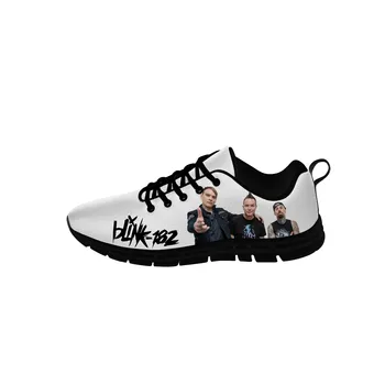 Кроссовки Blink 128 Мужские женские Подростковые повседневные тканевые туфли, парусиновые кроссовки для бега, Косплей с 3D принтом, Дышащая Легкая обувь