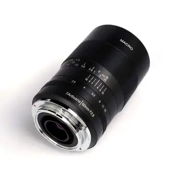 Макрообъектив 7artisans 60mm F2.8 II MF APS-C для Canon EOS-M, Canon EOS-R, Sony E Fuji FX Micro 4/3 для видеосъемки