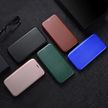 Модный карбоновый противоударный бумажник с откидной крышкой, магнитный кожаный чехол для Ulefone Note 14 Note14, защитные сумки для телефонов