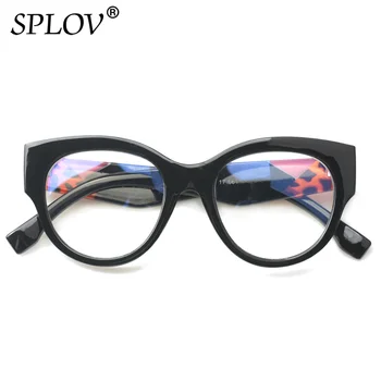 Новые очки для чтения с синим светом, женские очки с полной оправой, модные очки с защитой от лучей, Леопардовый черный UV400