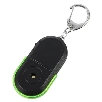 Новый брелок-локатор для поиска ключей с защитой от потери сигнала тревоги, звуковой свисток со светодиодной подсветкой, Мини-датчик для поиска ключей от потери