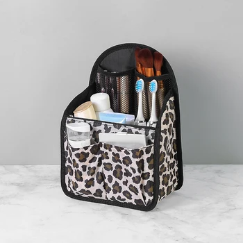 Новый женский органайзер для макияжа, сумка-вкладыш для рюкзака, Внутренний кошелек, Портативные косметички, футляр для хранения туалетных принадлежностей