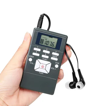 Оборудование для FM-вещания радиостанции, цифровые мини-карманные стереонаушники, портативное радио AM FM