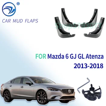 Передние И Задние Автомобильные Брызговики Для Mazda 6 GJ GL Atenza 2013-2018 2019 Брызговики Брызговики Брызговик Крыло Автомобильные Аксессуары