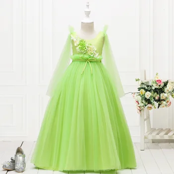 Платье с цветочным узором для принцессы на свадьбу в загородном саду, прозрачные кружевные аппликации, сетчатое платье для выпускного вечера, нарядные платья