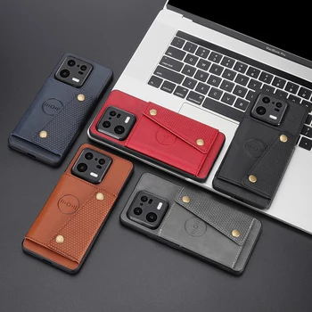 Приталенный Кожаный Чехол Премиум-класса Для Xiaomi 13 12S Poco X5 M5S M5 M4 Pro Redmi Note 12 Turbo K60 K60E Со Слотами Для карт, Откидной Чехол Для Телефона