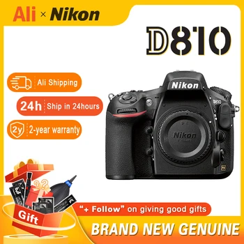 Профессиональная цифровая зеркальная фотокамера Nikon D810 full frame HD SLR с двойным слотом для карт памяти (только для корпуса)