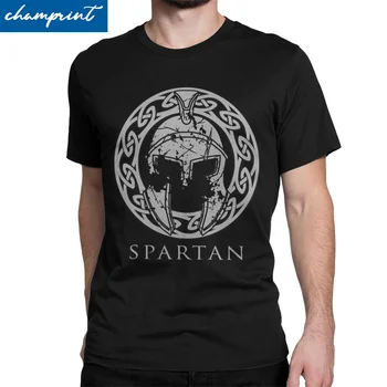 Симпатичные футболки Spartan Strong для мужчин и женщин, винтажные футболки с коротким рукавом, футболки с круглым вырезом, оригинальная одежда из 100% хлопка