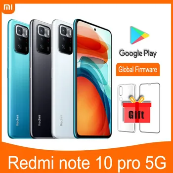 Смартфон Xiaomi Redmi Note 10 pro 5G Dimensity 1100 Android 11 Мобильный телефон Мобильный телефон
