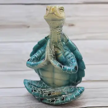 Статуэтки Черепахи для медитации йоги, украшения для домашнего сада, Аксессуары для гостиной