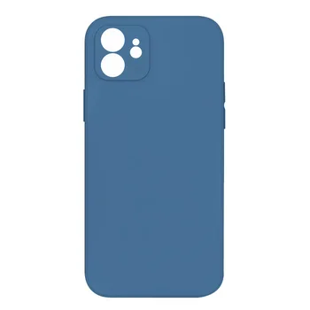 Чехол для телефона Liq-uid Силиконовый Мягкий Защитный чехол для App-le 12mini-5.4 Синий